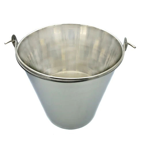 STAINLESS STEEL BUCKET 12 LITERS